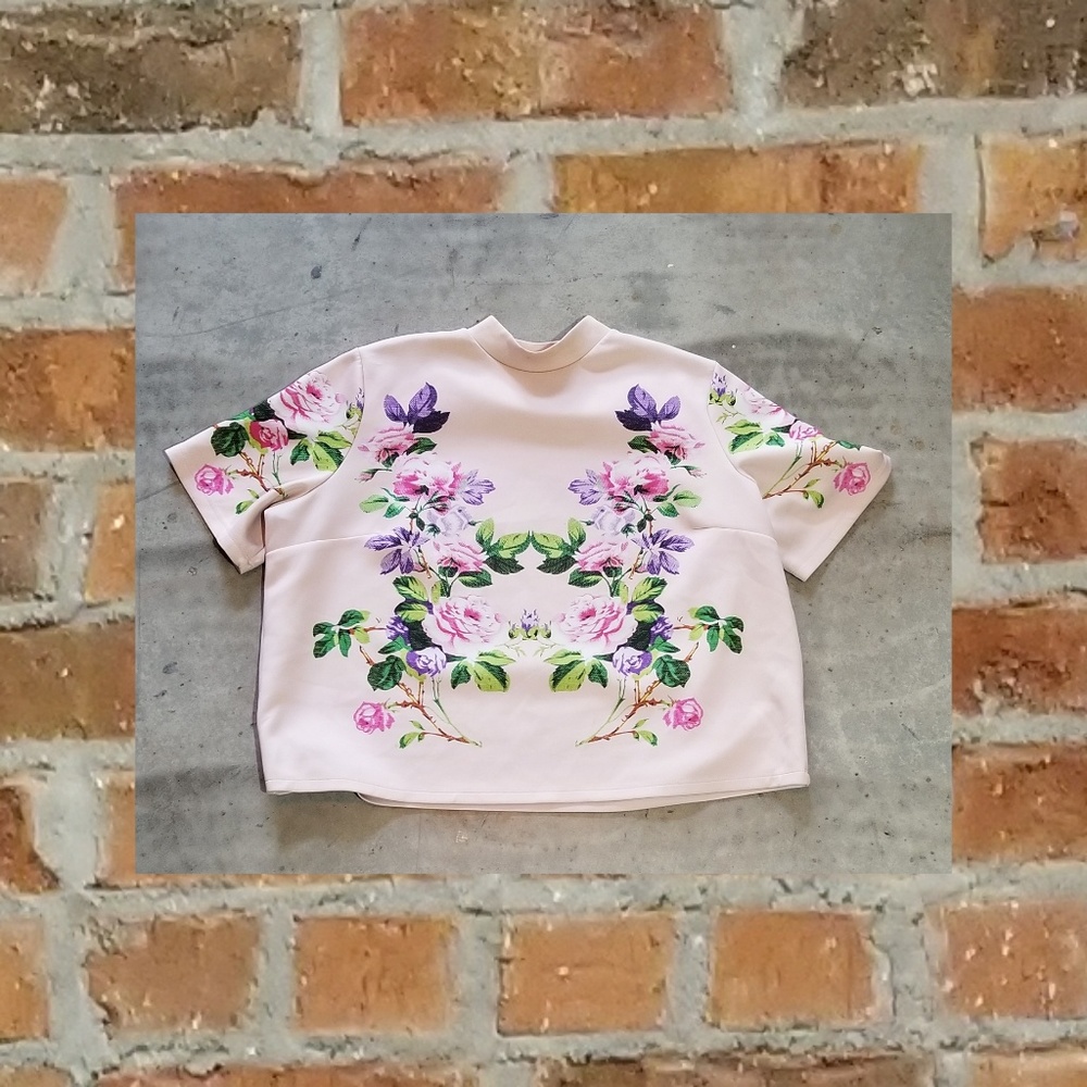 ASOS Curve Mock Turtleneck Crop Top